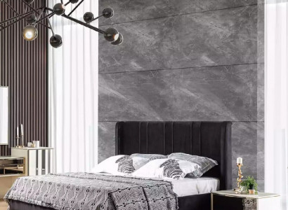 Bedroom bed 2x bedside tables luxury furniture 3-piece. Modern beds new